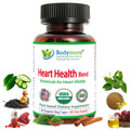 Bodymune Heart Health Blend Cholesterol Support – Organic Cardiovascular & Circulation Supplement – with Green Tea, Pomegranate & Black Seed Oil – 66 Capsules – USDA Organic, Vegan BodymuneBuy Supplements Australia
