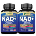Parrox NAD+ Supplement with Liposomal NAD+, Nicotinamide Riboside, Magnesium, Vitamin B3 & B12, Resveratrol, Turmeric, Ashwagandha, Lion’s Mane,10-in-1 Extra Strength (2 Pack) ParroxBuy Supplements Australia