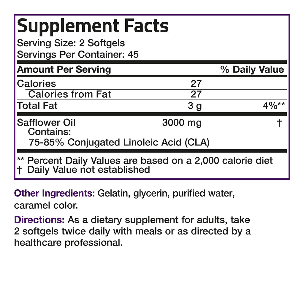 Bronson CLA 3000 Extra High Potency Supports Healthy Weight Managem