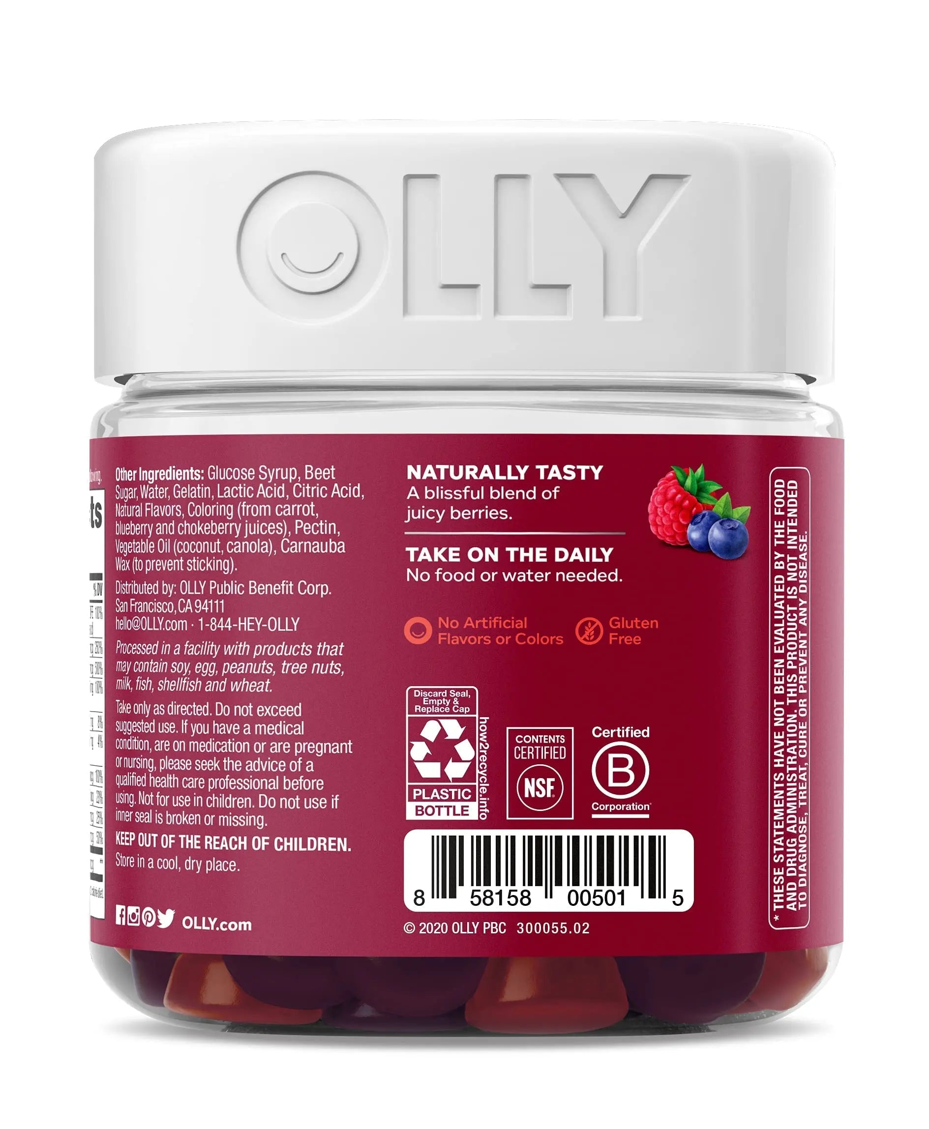 OLLY Gift, Family 2 Pack: Women's Multivitamin Gummy (90 Count), Kids Multivitamin + Probiotic Gummy (70 Count), Vitamins A, D, C, E, B, Chewable Supplement OLLY