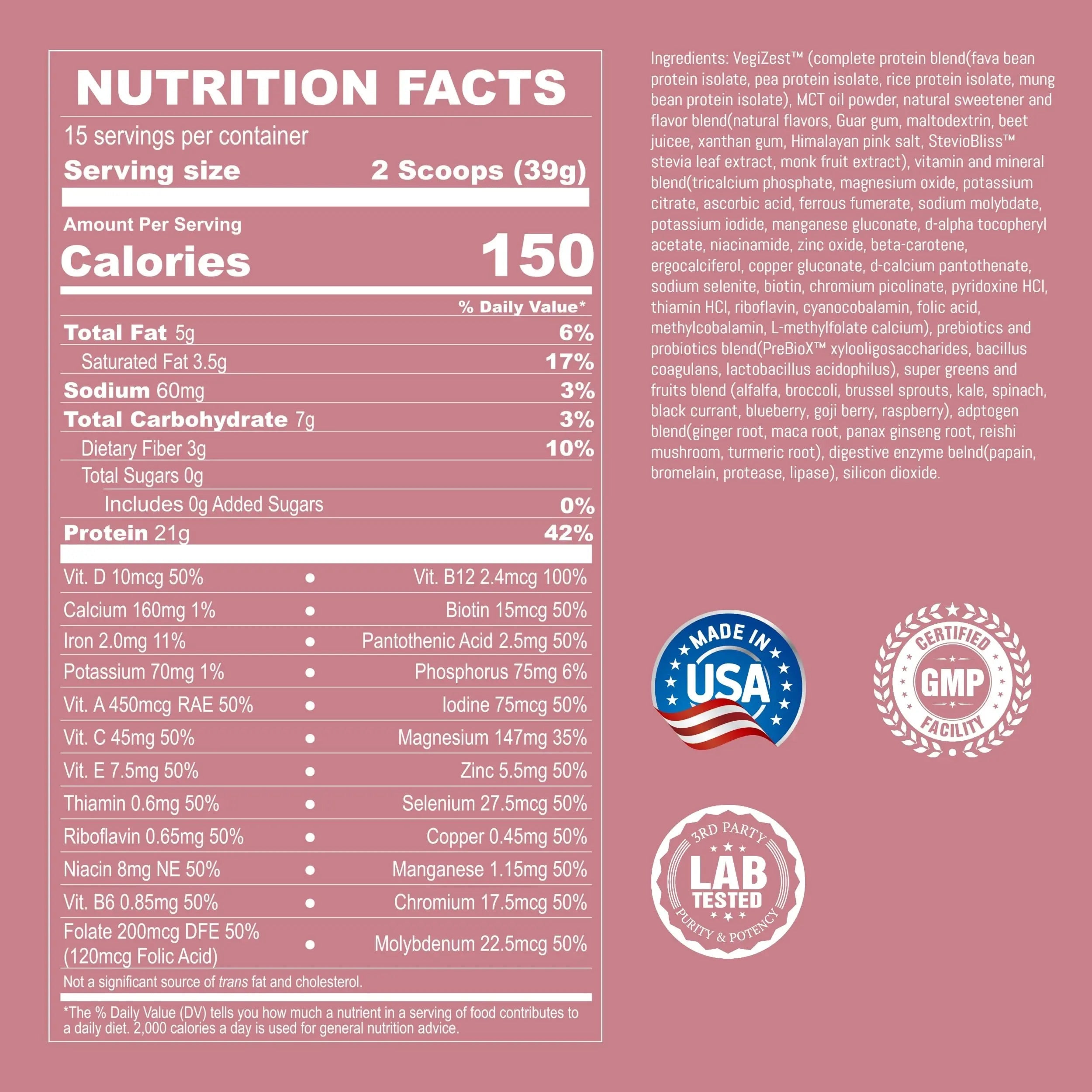 UpNourish Strawberry Banana Vegan Protein Powder 54 Superfoods Powder,1.5 Billion CFU Probiotics 21g Plant Based Protein,No Sugar No Dairy No GMO Dairy Free,Meal Replacement Shake Keto-Friendly Low-Carb Diet,15 Servings UpNourish buy supplements Au