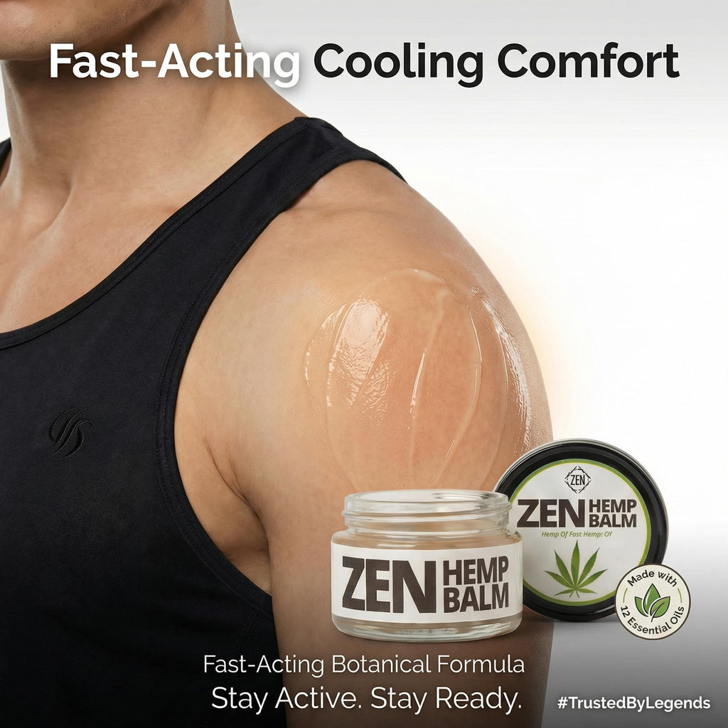 ZEN Hemp Balm 3 Pack – Fast-Acting Pain Relief for Muscles & Joints – Plant-Based Topical – 0.7 oz Each ZENBuy Supplements Australia