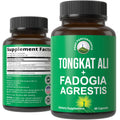 Tongkat Ali + Fadogia Agrestis 2-in-1 T Supplement for Men. Ultra High Strength Tongkat-Ali Longjack Extract + Fadogia Agrestis Extract. Vegan Capsules. Support Natural Energy. USA Tested Pills Peak PerformanceBuy Supplements Australia