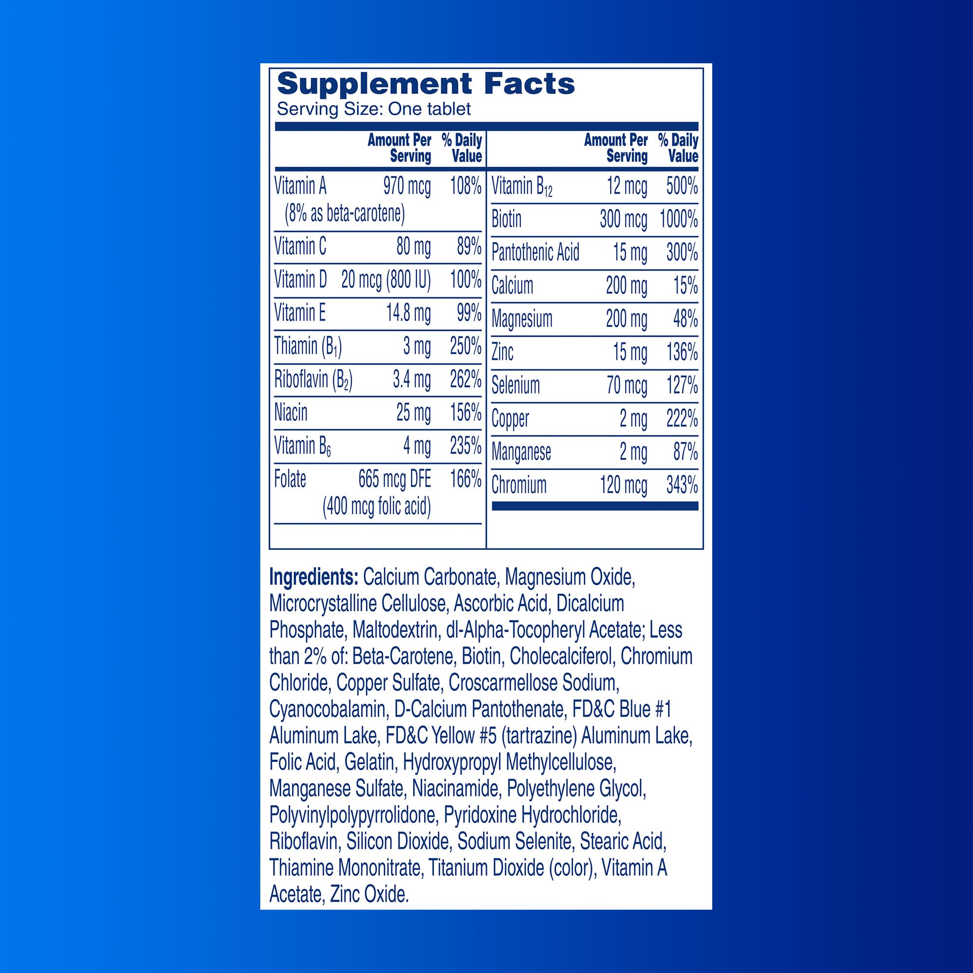 One A Day Men’s Pro Edge Multivitamin, Supplement with Vitamin A,C,D, E and Zinc for Immune Health Support and Magnesium for Healthy Muscle Function, 50 Count ONE A DAYBuy Supplements Australia