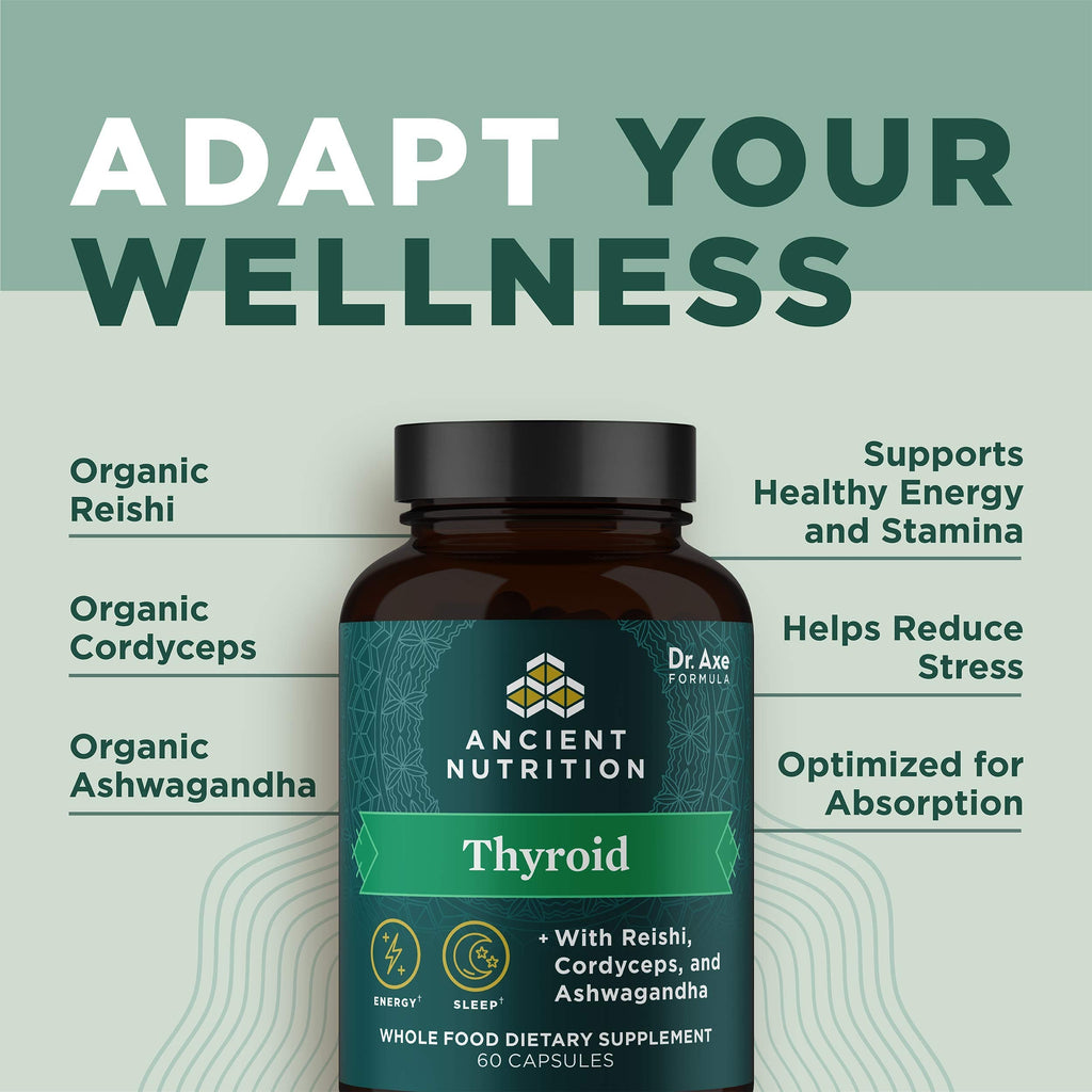 Ancient Nutrition Thyroid Support Supplement with Ashwaghanda, Thyroid Capsules Ancient NutritionBuy Supplements Australia