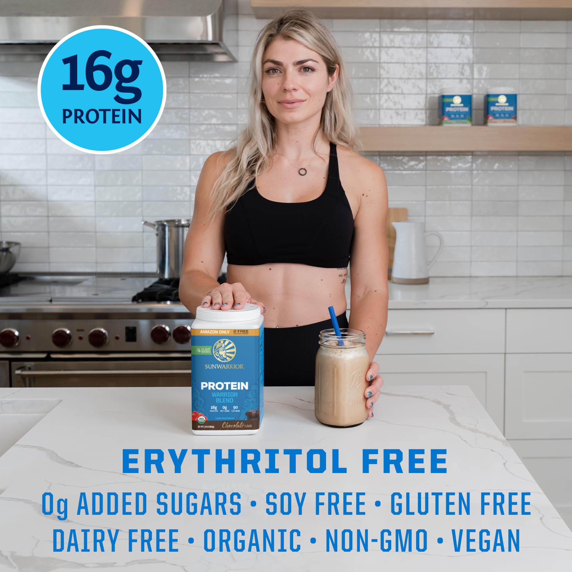 Vegan Protein Powder Plant-based Protein Powder USDA Organic | BCAA Amino Acids SunwarriorBuy Supplements Australia