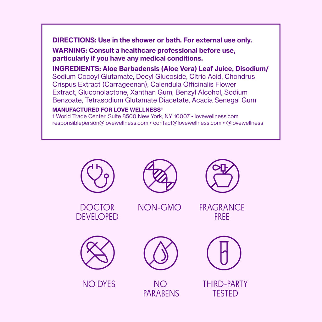 Love Wellness pH Balancing Cleanser | Feminine Vaginal Wash | Fragrance-Free | Vaginal Cleanser for Balanced pH, Intimate Health & Hygiene | Non-Irritating with Aloe Vera for Sensitive Skin | 5 Fl Oz Love WellnessBuy Supplements Australia