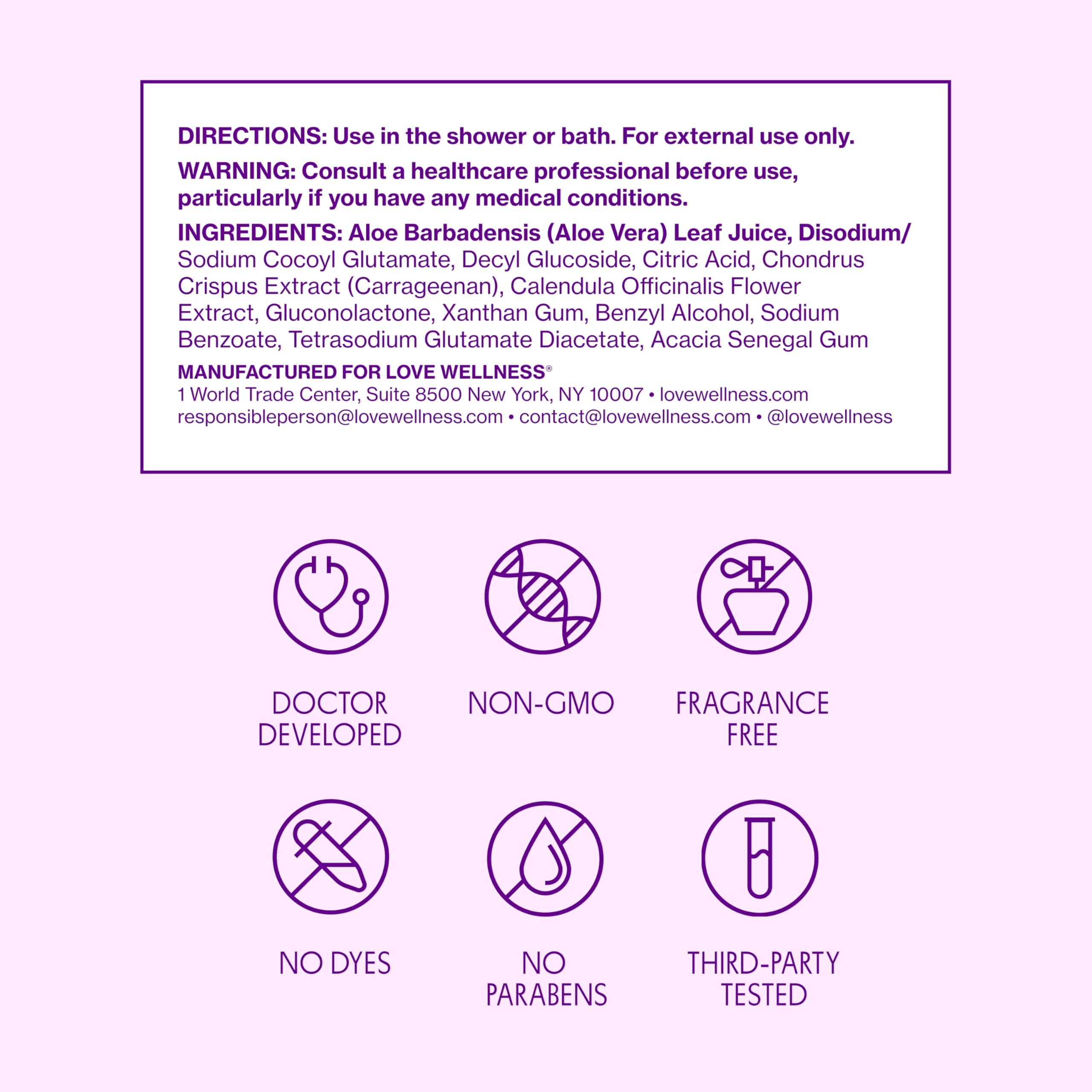Love Wellness pH Balancing Cleanser | Feminine Vaginal Wash | Fragrance-Free | Vaginal Cleanser for Balanced pH, Intimate Health & Hygiene | Non-Irritating with Aloe Vera for Sensitive Skin | 5 Fl Oz Love WellnessBuy Supplements Australia