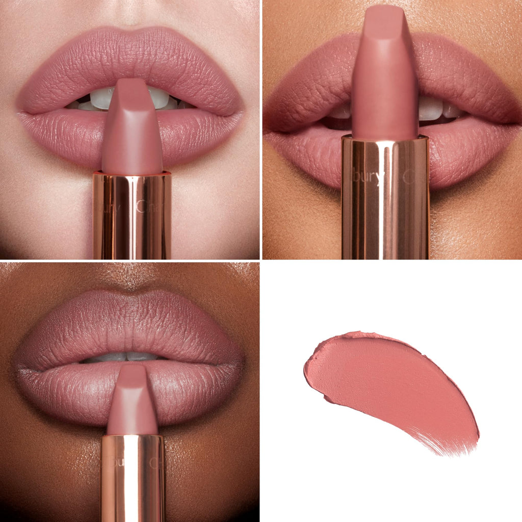 Charlotte Tilbury Matte Revolution Lipstick - Long Lasting, Matte Lipstick with Buildable Color & Lip-Loving Ingredients - Creamy, Easy to Blend Formula - Pillow Talk Original Charlotte TilburyBuy Supplements Australia