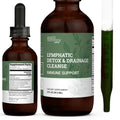Earth Harmony Lymphatic Drainage Drops, Lymph Detox - Supplement with Soursop, Cat's Claw Bark, Astragalus, Wormwood, Lymph Node Detox, Lymphatic Support Cleanse (2 Oz) Earth Harmony Naturals buy supplements Au