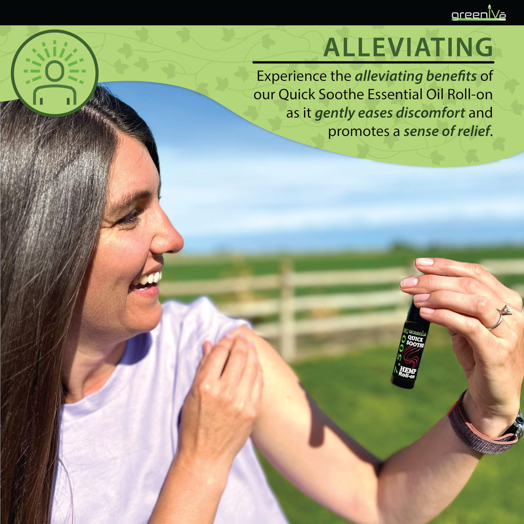 7,500mg Hemp Roll-On Quick Soothe Therapeutic Essential Oil Blend Exclusively on Amazon (1) GreenIVeBuy Supplements Australia