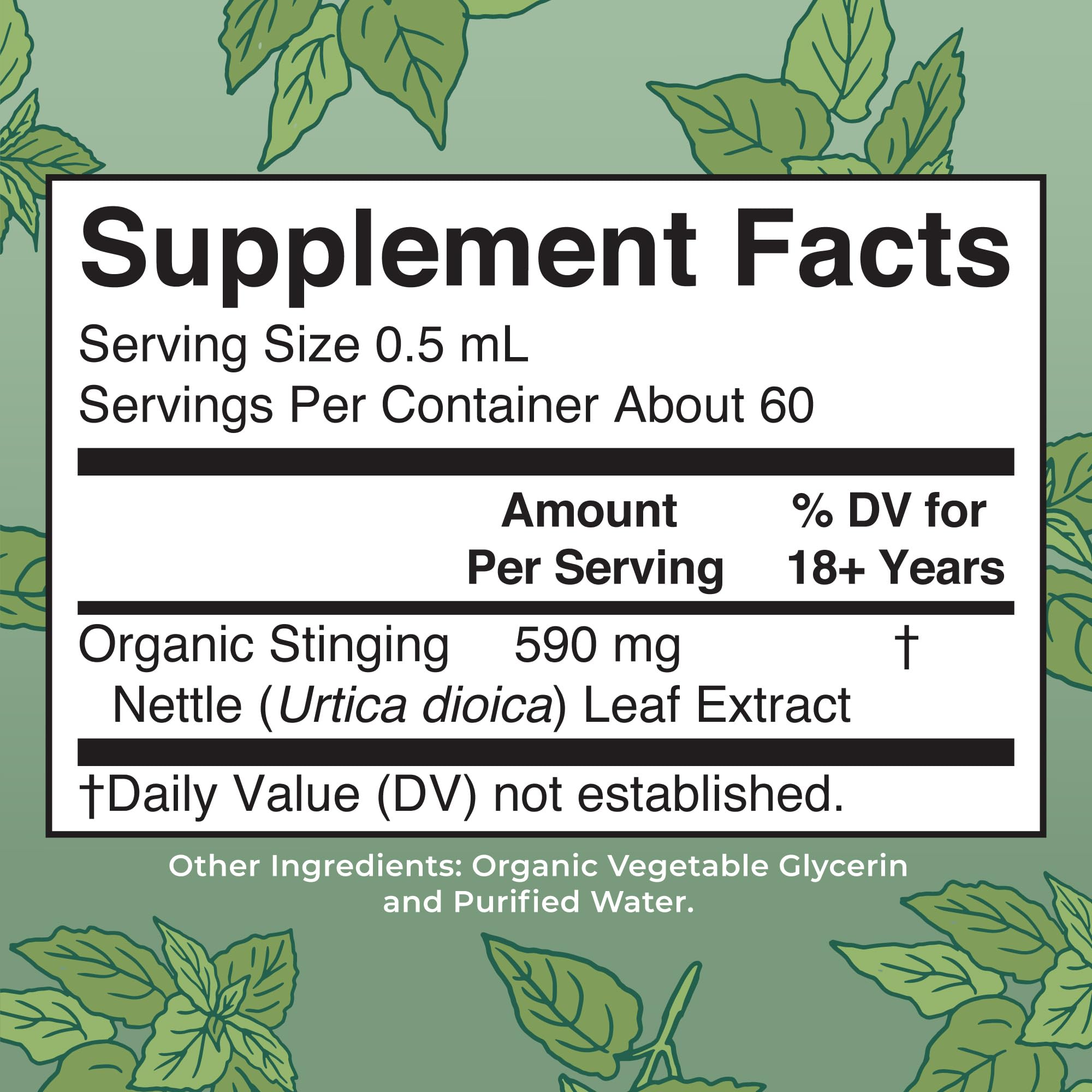 MaryRuth Organics Stinging Nettle Leaf Extract | Detox Supplement Herbal Drops | USDA Organic | Vegan | Non-GMO | Gluten Free | 1 Fluid Oz MARYRUTH'SBuy Supplements Australia