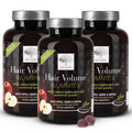 NEW NORDIC Hair Volume Gummies, 2500 mcg Biotin, Daily Hair Vitamins Supplement to Support Hair Skin & Nails, Vegan, 60 Count (Pack of 3) NEW NORDICBuy Supplements Australia