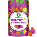 NUTRAMIN Daily Vegan Keto Multivitamin Gummies Vitamin C, D2, and Zinc for Immunity