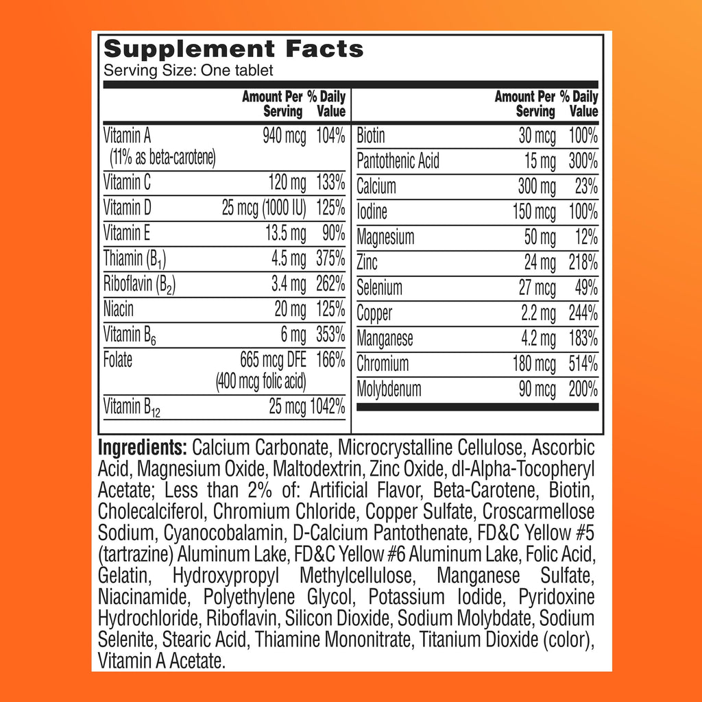 One A Day Multivitamin for Women 50 and Over Tablets, Womens Multivitamin 50 plus with Vitamins D, C, E, Zinc & Biotin, Daily Vitamins ONE A DAYBuy Supplements Australia