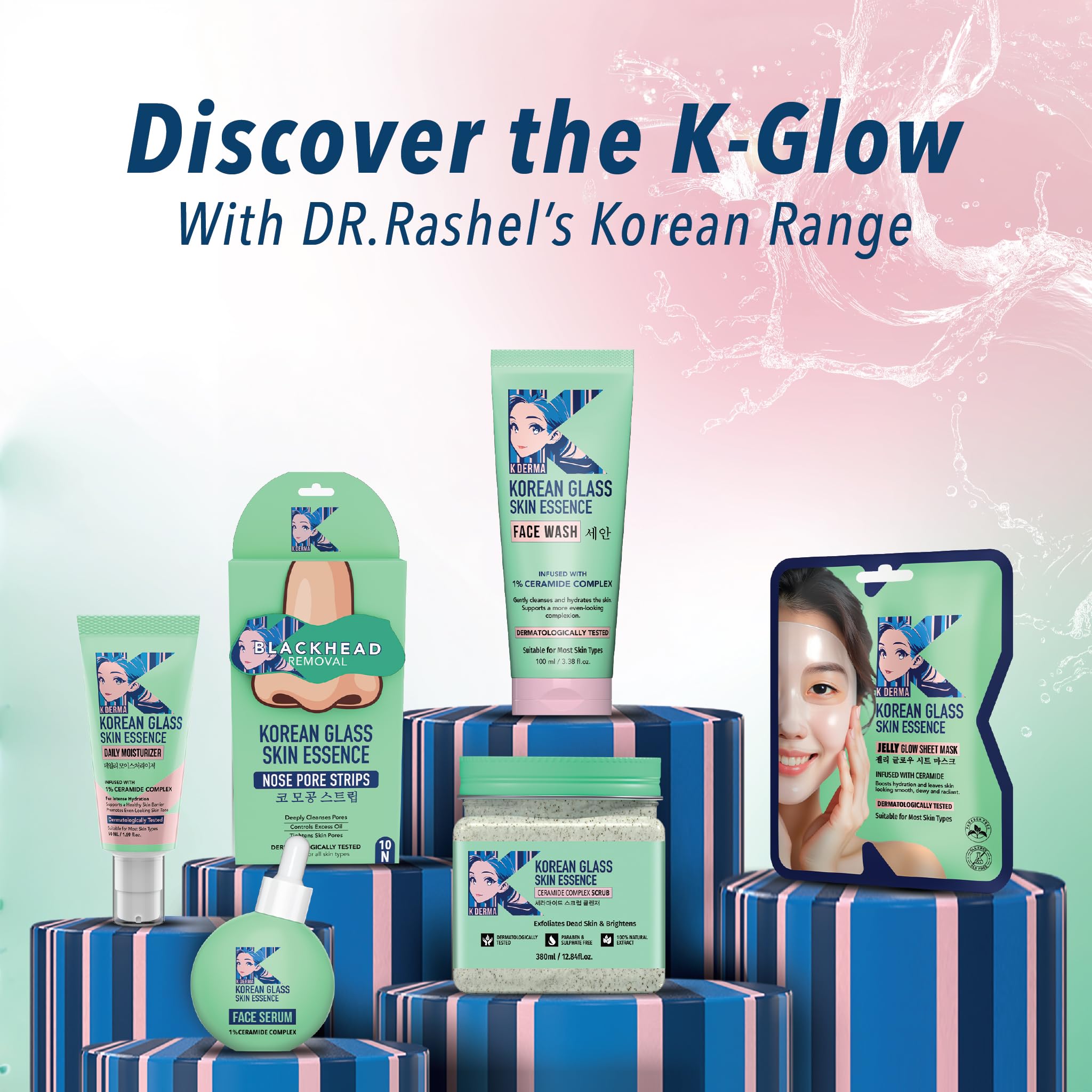 DR.RASHEL Korean Face Wash With Rice Water & 1% Ceramide Complex | Hydrating Gentle Cleanser for All Skin Types | 100 ml / 3.38 Fl Oz DR.RASHEL buy supplements Au