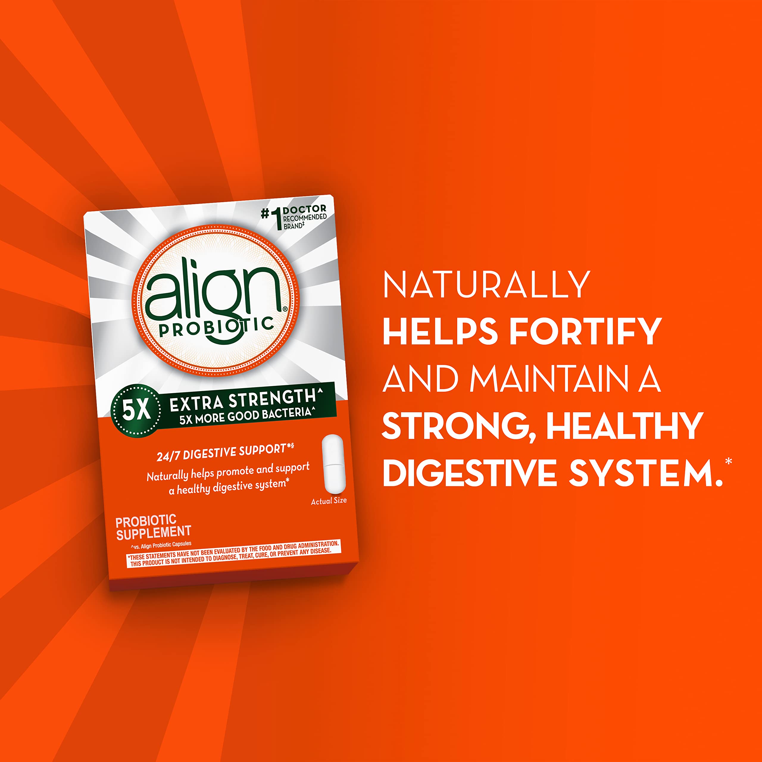 Align Probiotic Extra Strength, Probiotics for Women and Men, #1 Doctor Recommended AlignBuy Supplements Australia