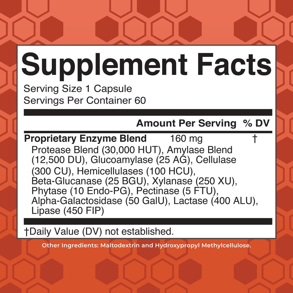 MaryRuth’s Gluten Digestive Enzymes | Up to 2 Month Supply | Proprietary Enzyme Blend | Vegan Pine-Based Capsules | Non-GMO | 60 Count MARYRUTH'SBuy Supplements Australia