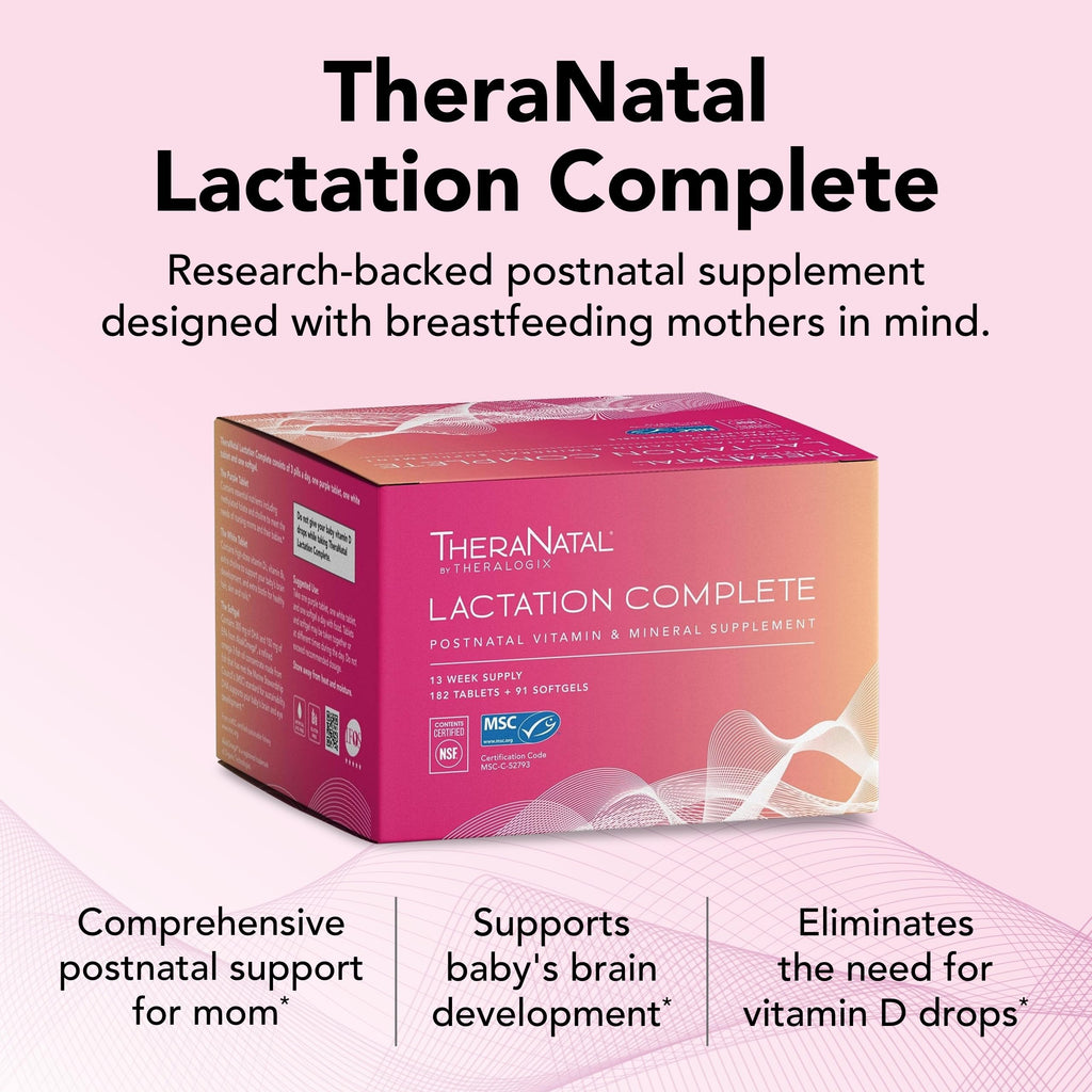 Theralogix TheraNatal Lactation Complete Postnatal Vitamin Supplement - 13-Week TheralogixBuy Supplements Australia
