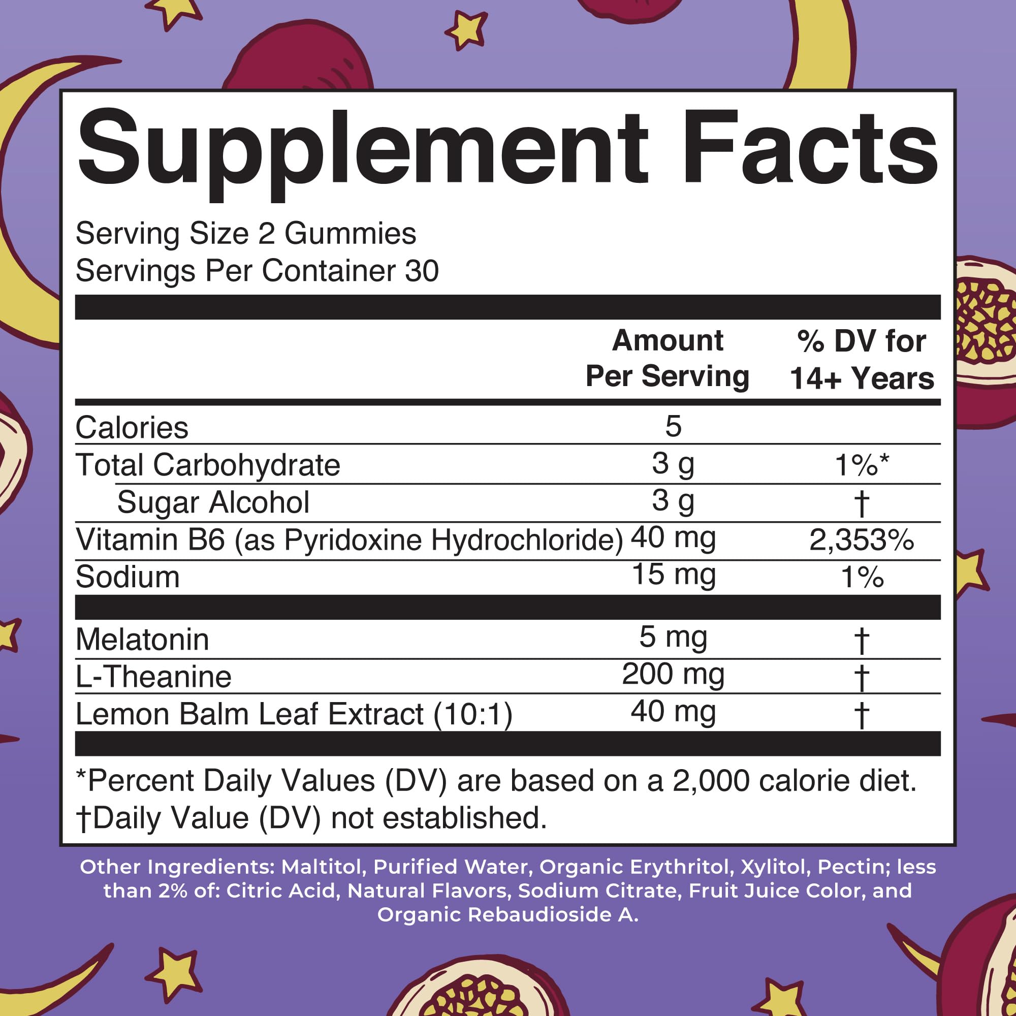 MaryRuth Organics Melatonin 5mg Sleep Gummy with L-Theanine | Lemon Balm | Vitamin B6 | Sugar-Free | Relaxation | Vegan | Non-GMO | Gluten Free | 60 Count MARYRUTH'SBuy Supplements Australia