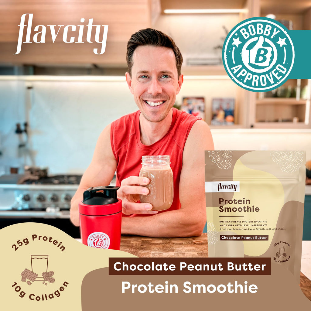 FlavCity Protein Powder Smoothie, Chocolate Peanut Butter - 100% Grass-Fed Whey Pro FlavCityBuy Supplements Australia