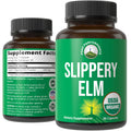 USDA Organic Slippery Elm for Women & Men. Vegan Capsules with Micronized Slippery Elm Bark Powder for Digestion, Bloating Relief, & Gut Lining. Natural Mucilage That Soothes The Throat & Airways Peak PerformanceBuy Supplements Australia