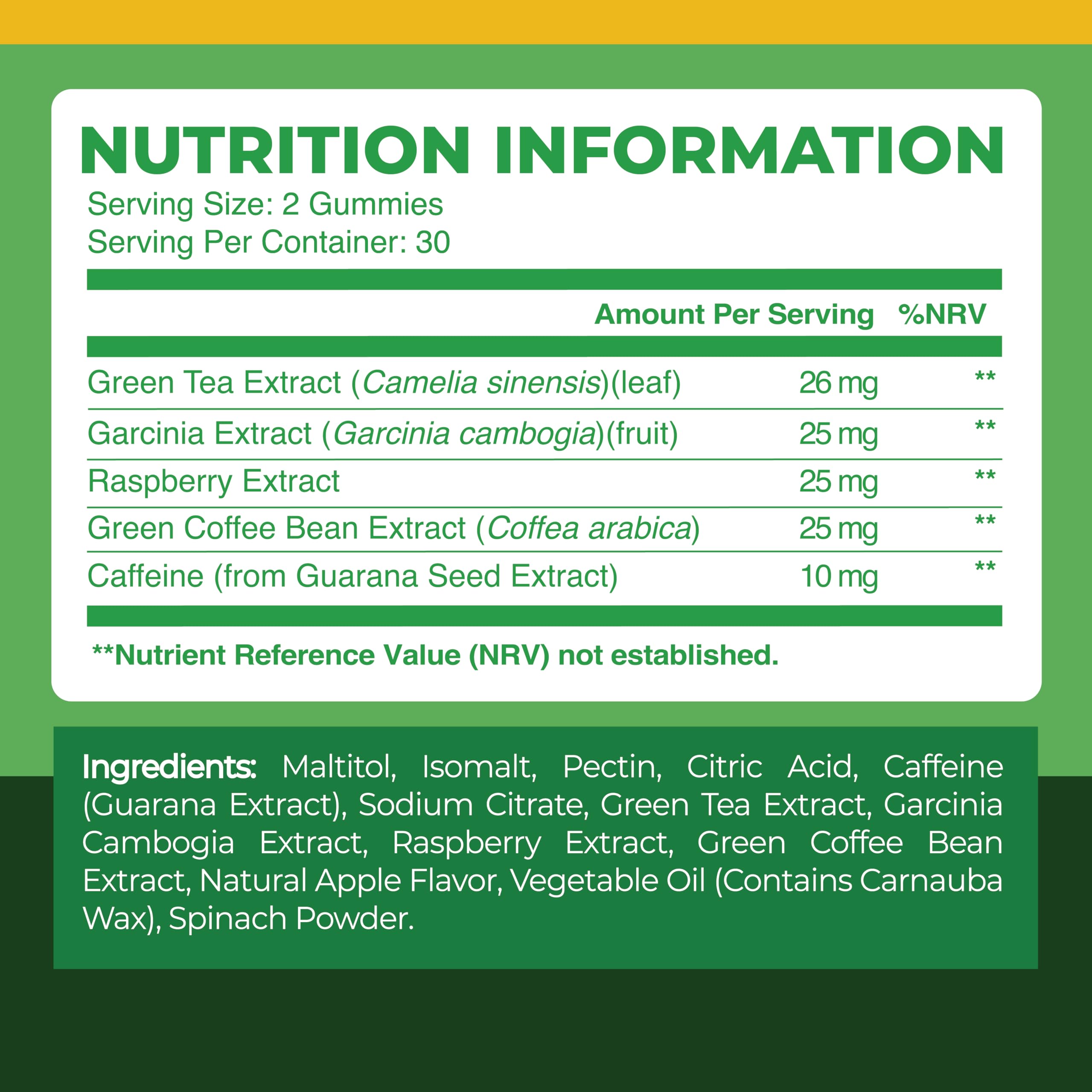 Nobi Nutrition Green Tea Fat Burner Gummies for Weight Loss | Metabolism Boost Nobi NutritionBuy Supplements Australia