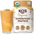 KOS Organic Plant Based Protein Powder, Chocolate Peanut Butter - Delicious Vegan Protein Powder - Keto Friendly, Gluten Free, Dairy Free & Soy Free - 15 Servings KOS buy supplements Au