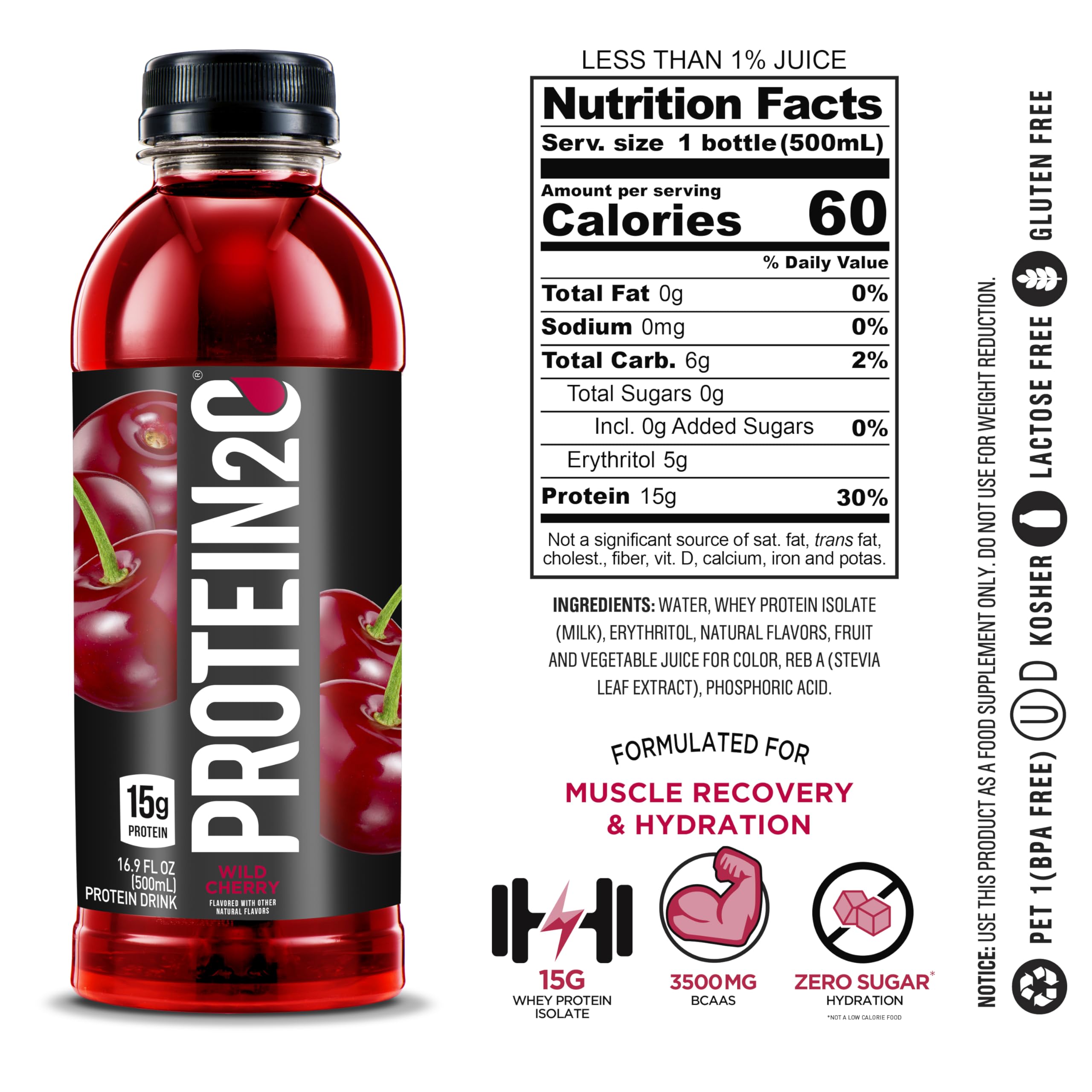 Protein2o 15g Whey Protein Isolate Infused Water, Ready To Drink, Sugar Free Protein2oBuy Supplements Australia