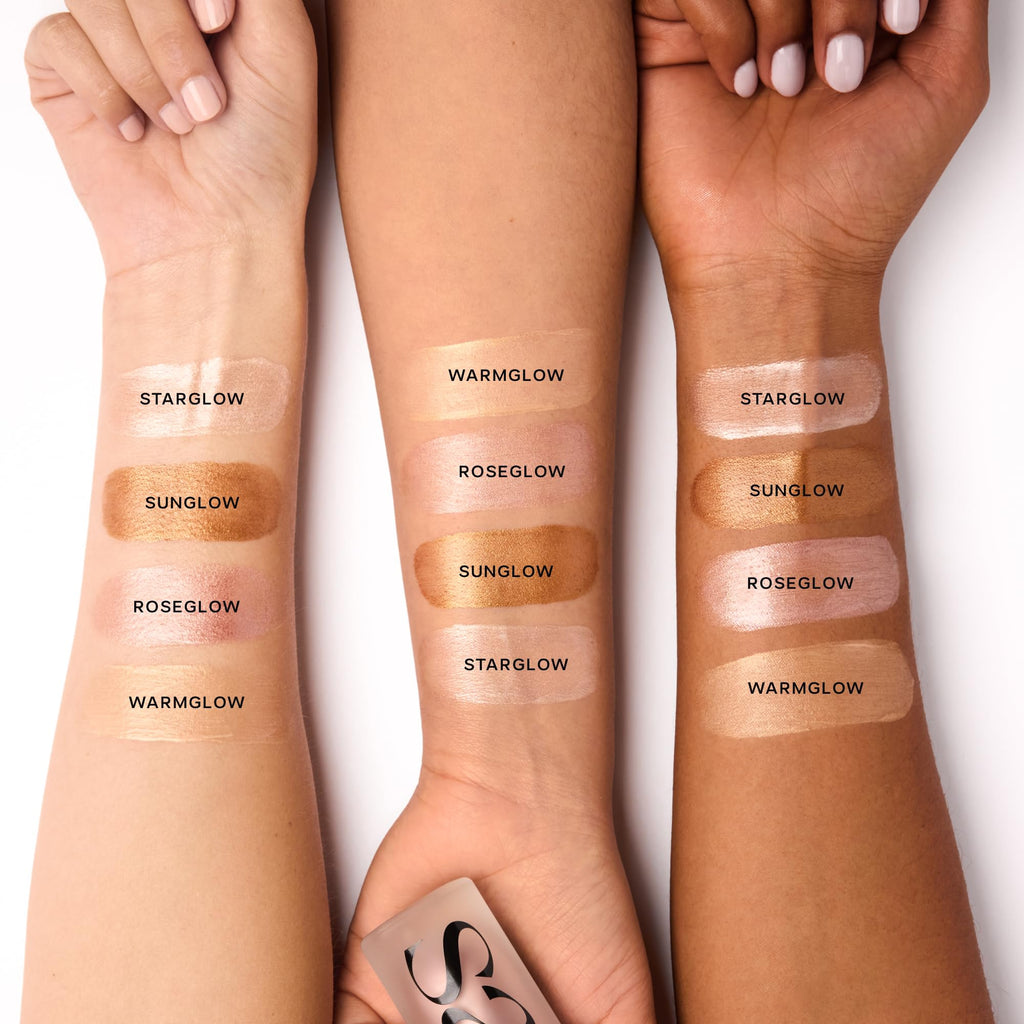 Saie Dewy Glow Duo - Dew Liquid Blush Lady (.40 oz), Mini Glowy Super Gel Warmglow (.5 oz) - Radiant Cheek Tint & Illuminating Primer for a Natural, Lit-From-Within Finish SaieBuy Supplements Australia
