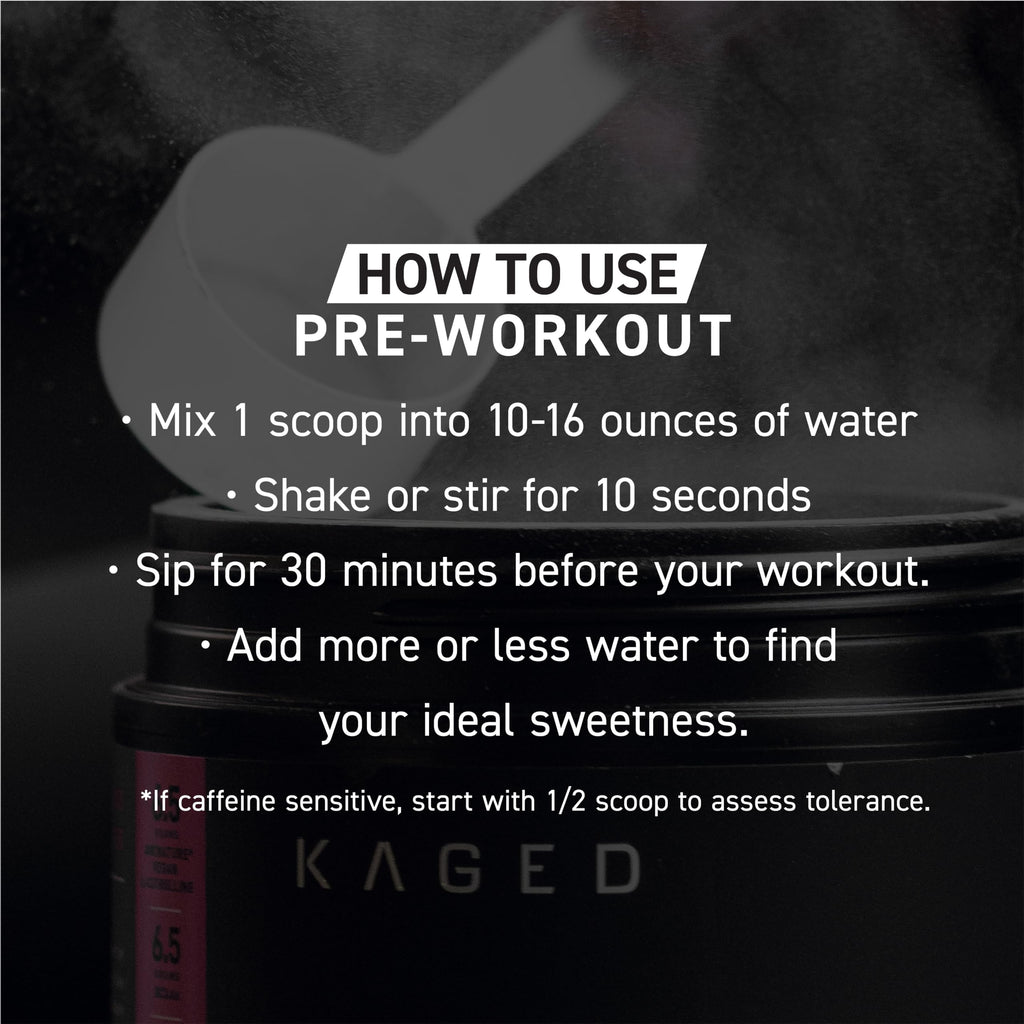 Kaged Stimulant Free Pre Workout Powder | Fruit Punch | Pre-Kaged | Formulated with Creatine, Beta Alanine | No Jitters | 20 Servings