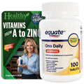 Healthy Surplus Equate One Daily Women's Multivitamin/Multimineral Supplement 100 Tablets and Vital Volumes Vitams Healthy Surplus