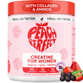 Peach Perfect Creatine Blend for Women – Micronized Creatine Monohydrate with BCAA & Collagen for Glute Strength Support – Strawberry Acai – 30 Servings Peach PerfectBuy Supplements Australia
