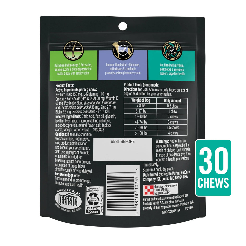 Purina Pro Plan Veterinary Supplements Multi Care Dog Supplements - 30 ct. Pouch Pro Plan Veterinary DietsBuy Supplements Australia