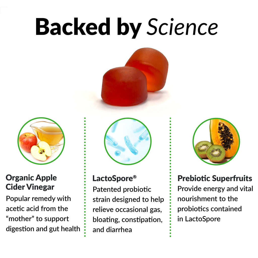 Force Factor ProbioSlim Apple Cider Vinegar Gummies with Organic, LactoSpore Force FactorBuy Supplements Australia