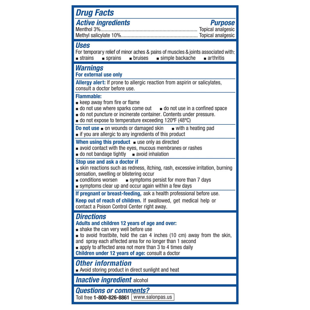 Salonpas Pain Relief Jet Spray 4z - Pack of 2 SalonpasBuy Supplements Australia