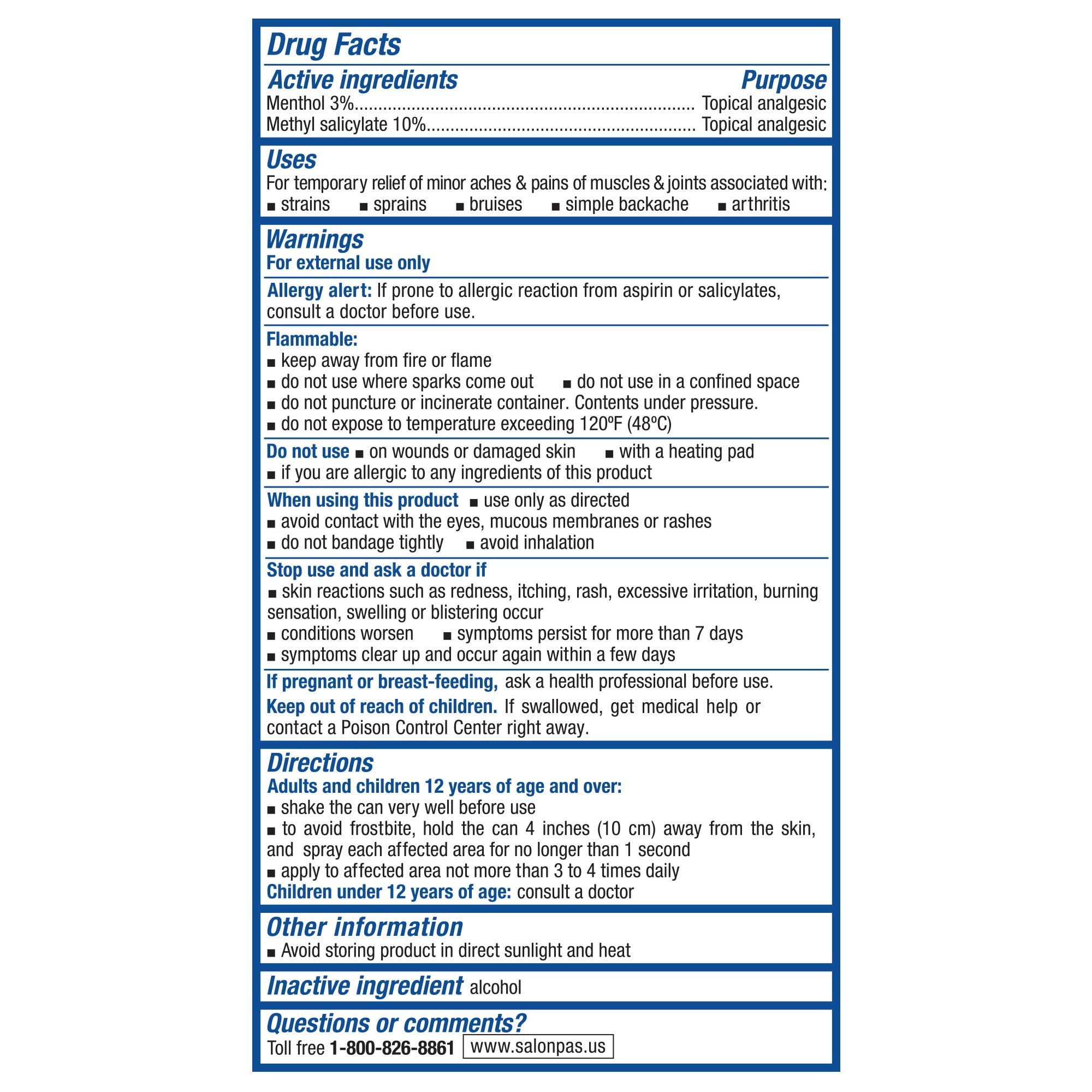 Salonpas Pain Relief Jet Spray 4z - Pack of 2 SalonpasBuy Supplements Australia