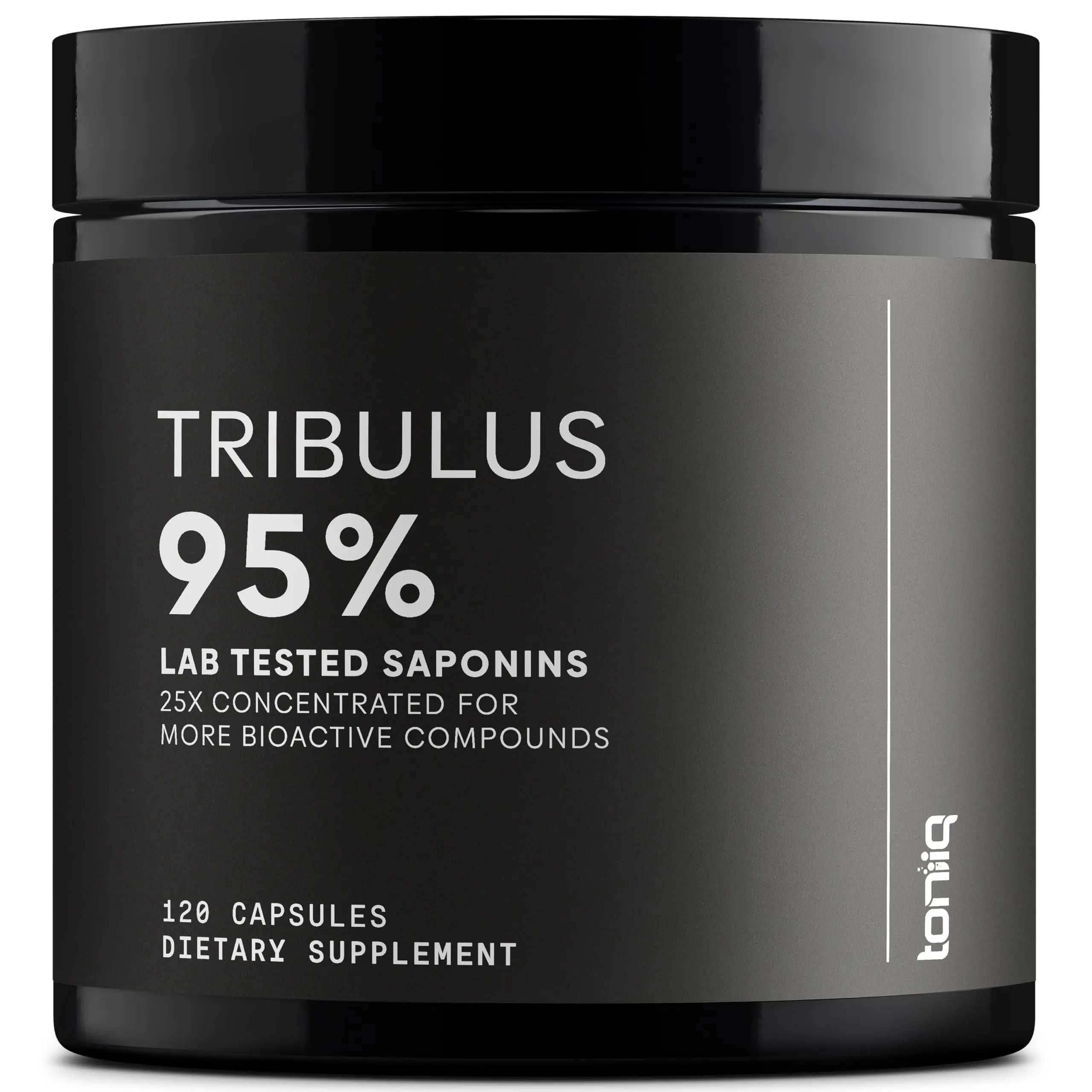 Toniiq Tribulus Terrestris for Men - Ultra High Potency 25:1 Extract with 95% Saponins - 1300mg Pure & Concentrated Formula - Third-Party Lab Tested for Purity & Quality - 120 Capsules Toniiq buy supplements Au
