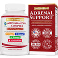 Ashwagandha Complex Adrenal Support Supplement for Stress Relief, Cortisol Balance, Energy & Focus, Mood Support, 35% Withanolides, 60 Vegan Capsules 1 BodyBuy Supplements Australia