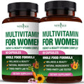 NEW AGE Multivitamin for Women - B-Complex, Whole Foods, Hair Support, Iron - All in1 Womens Multivitamin NEW AGE