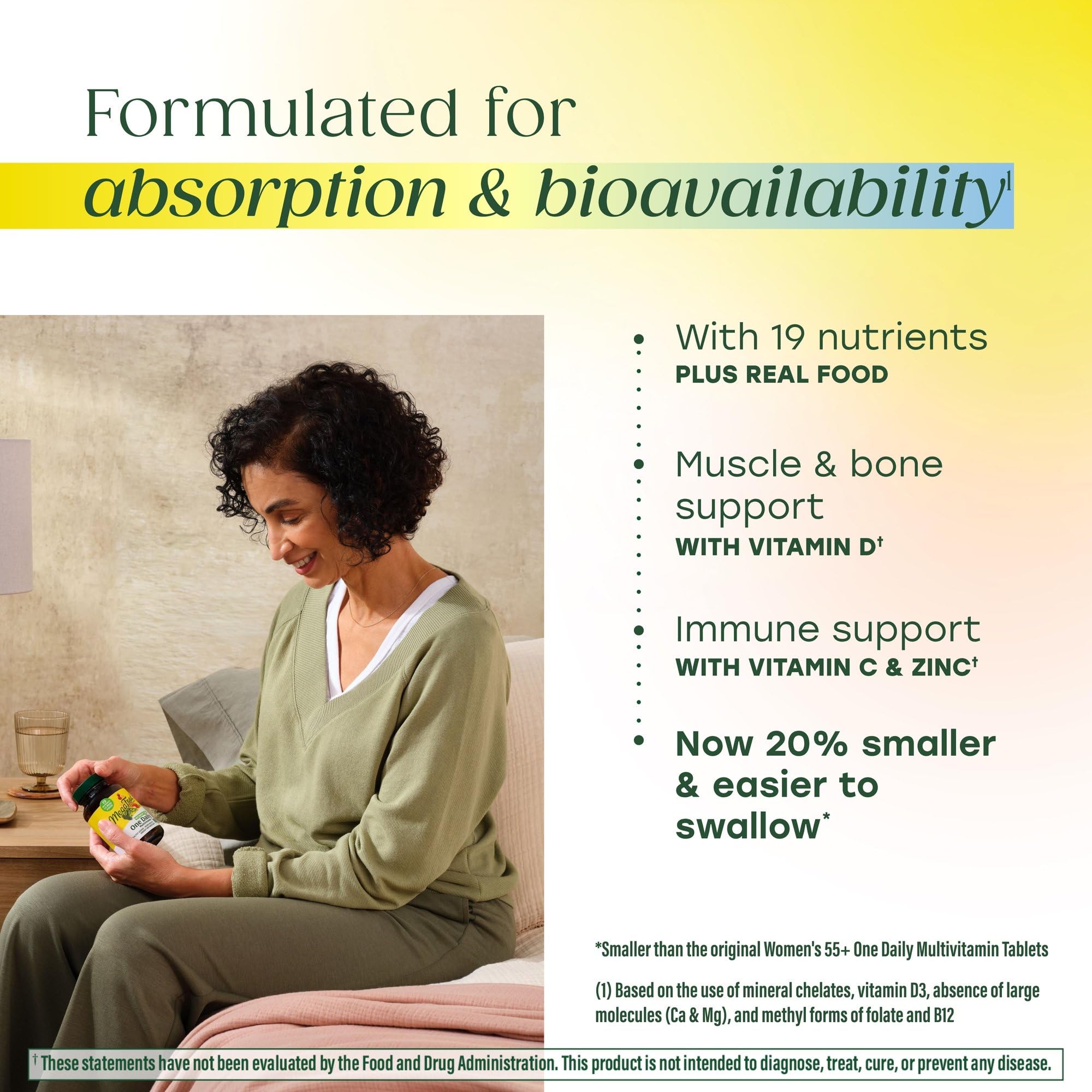 MegaFood, Women Over 55 One Daily, Supports Optimal Health and Wellbeing, Multivitamin and Mineral Dietary Supplement