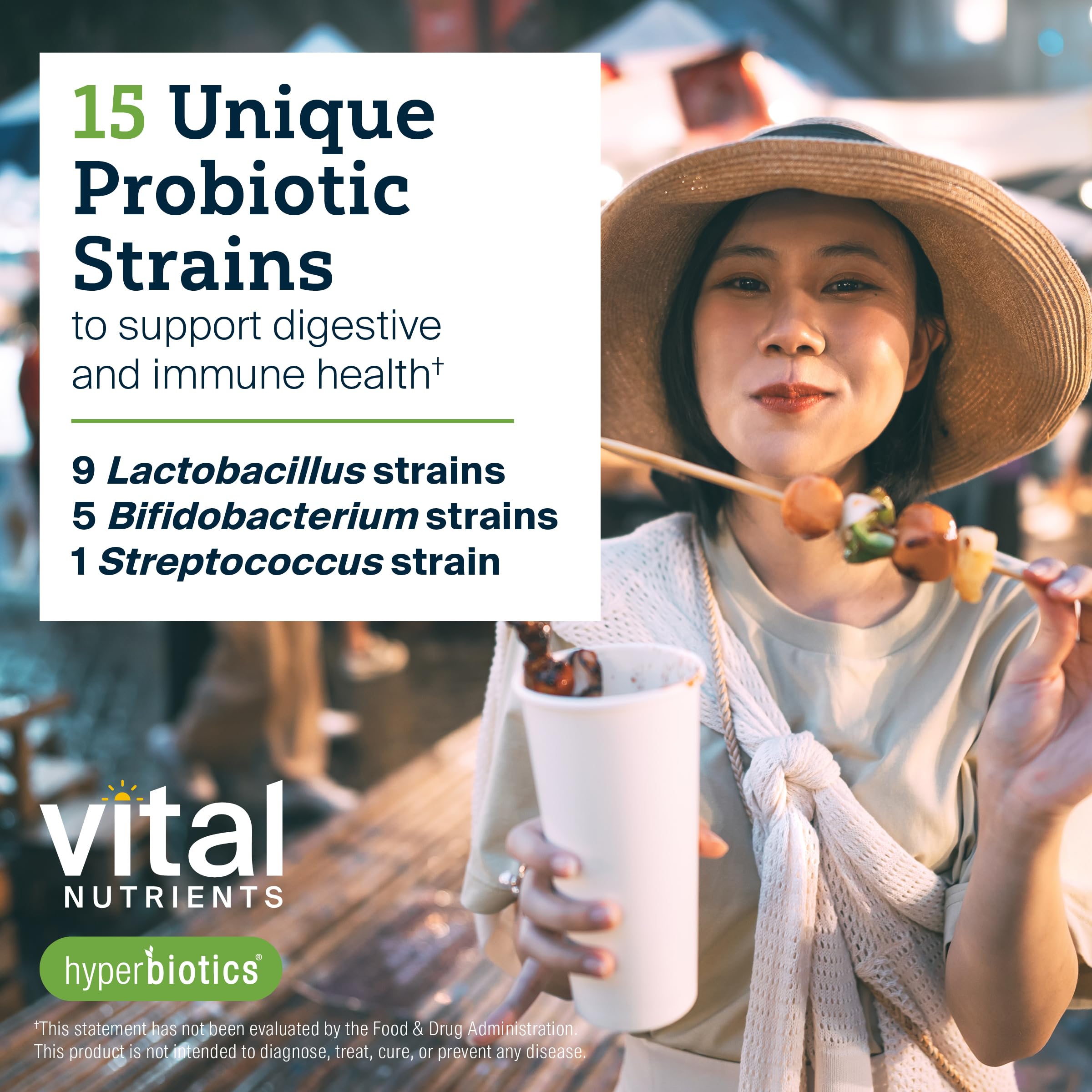 Hyperbiotics Vital Nutrients Pro-15 Prebiotics and Probiotics for Women and Men | 15 Science Backed Strains | Supports Occasional Constipation, Diarrhea, Gas & Bloating | 60 Vegan Time Release Pearls Hyperbiotics buy supplements Au