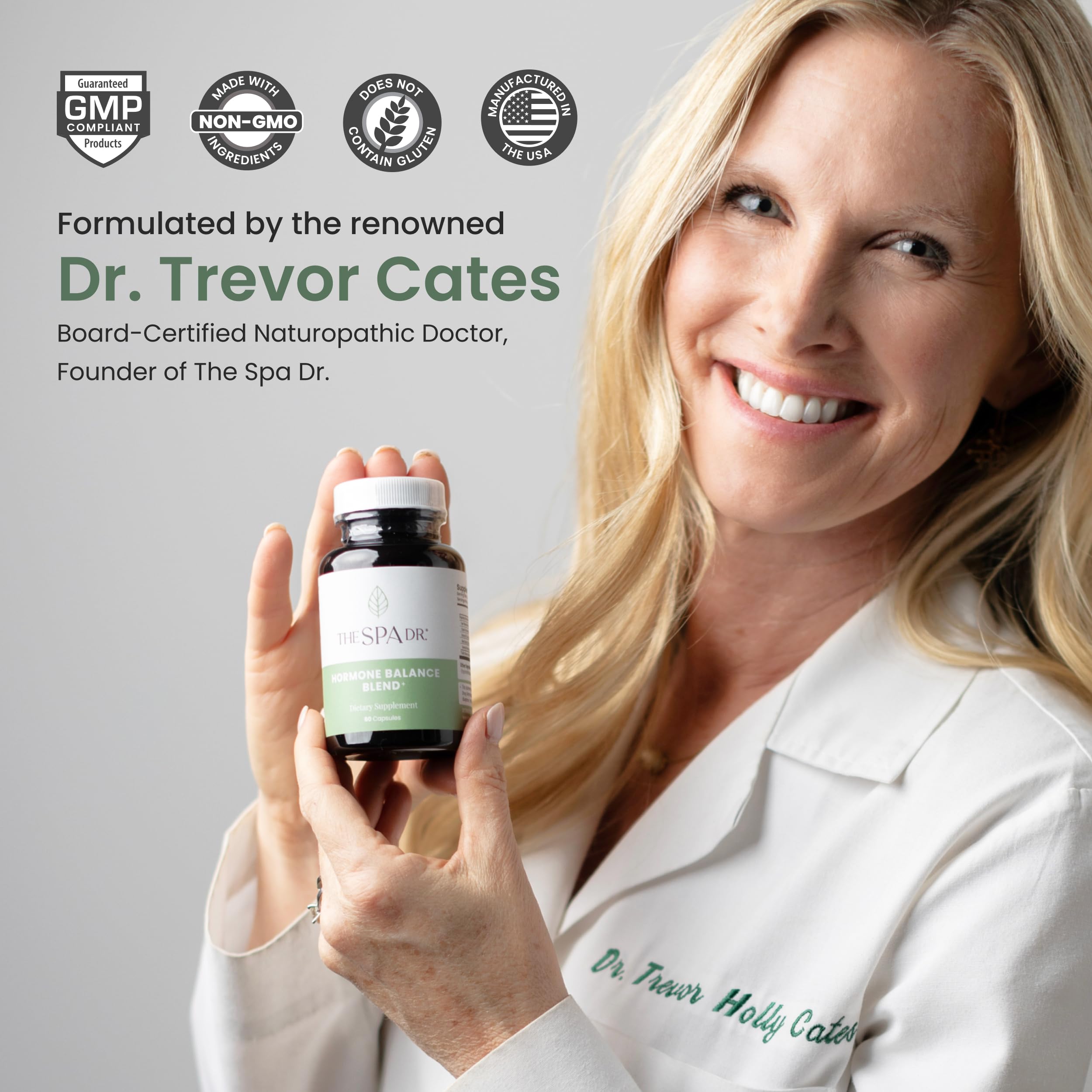The Spa Dr. Hormone Balance for Women - Menopause Supplements for Women with Saw Palmetto, Chaste Tree Berry, Dong Quai for Night Sweats, Hot Flashes & Mood Swings - Menopause Support - 60 Capsules The Spa Dr.Buy Supplements Australia
