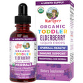 MaryRuth Organics Toddler Elderberry Syrup, USDA Organic Elderberry, Sugar Free Kids Immune Support Supplement for Ages 1-3 Years, Clean Label Project Verified®, Vegan, Non-GMO, Gluten Free, 1 Fl Oz MARYRUTH'SBuy Supplements Australia