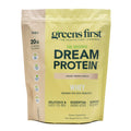 Greens First Dream Protein Powder Whey - 20g Protein Per Serving - Hormone-Free with Prebiotics - Non-GMO - No Artificial Sweeteners/MSG/Aspartame (Creamy French Vanilla, 26.5 oz) Greens First buy supplements Au