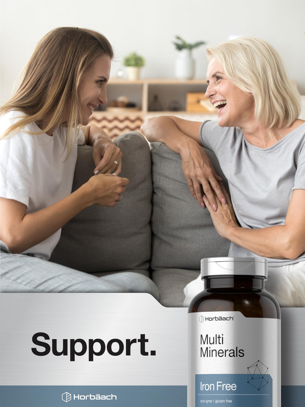 Horbäach Multi Minerals Supplement | 250 Capsules | Iron Free | Daily Mineral Complex for Men and Women | Non-GMO & Gluten Free HorbäachBuy Supplements Australia
