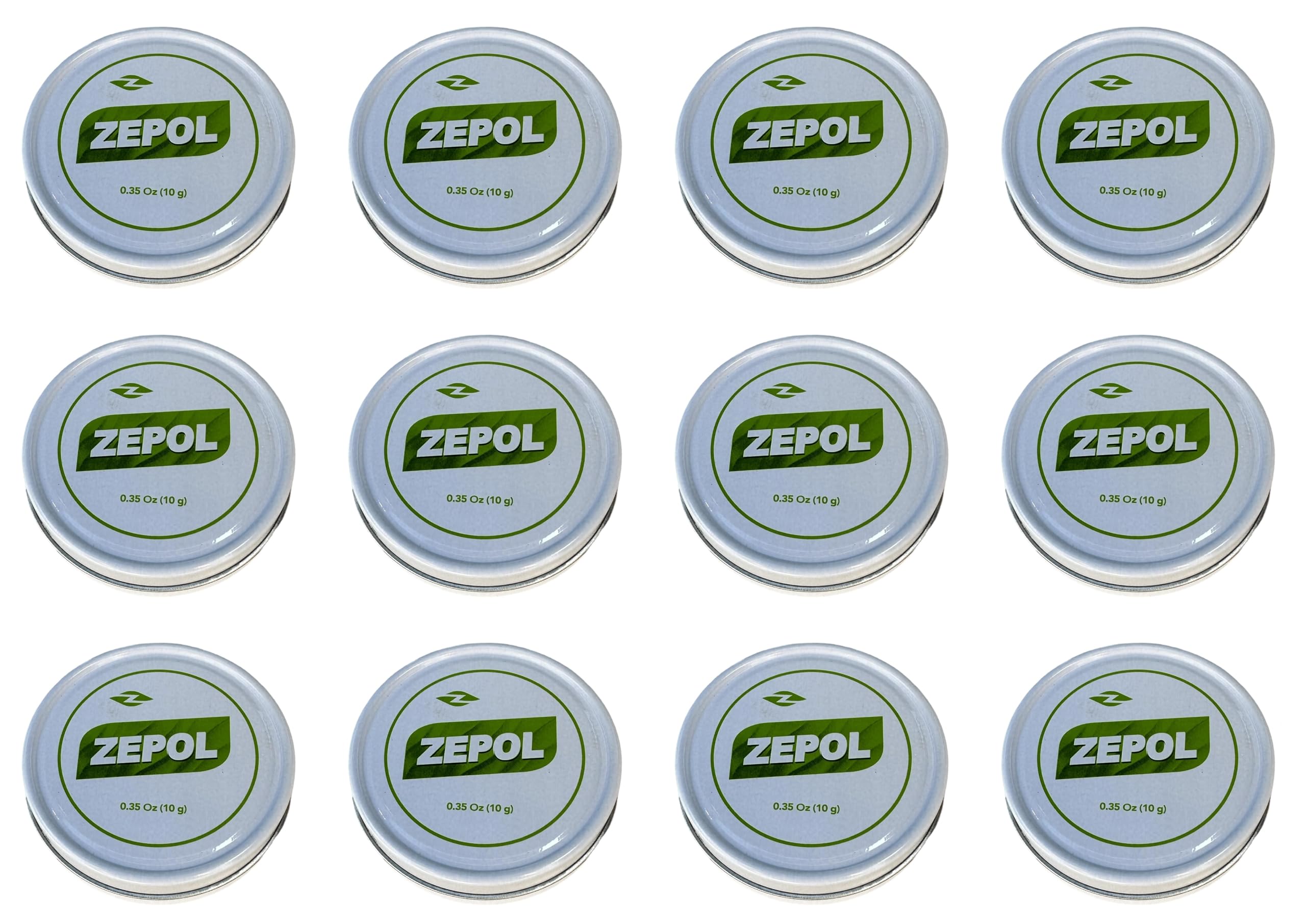 Zepol Original - Long-Lasting Topical Analgesic Ointment for Muscles, Joints, Backache, Sprains, and Strains - Pack of 12 Cans, 0.35 oz Each ZepolBuy Supplements Australia