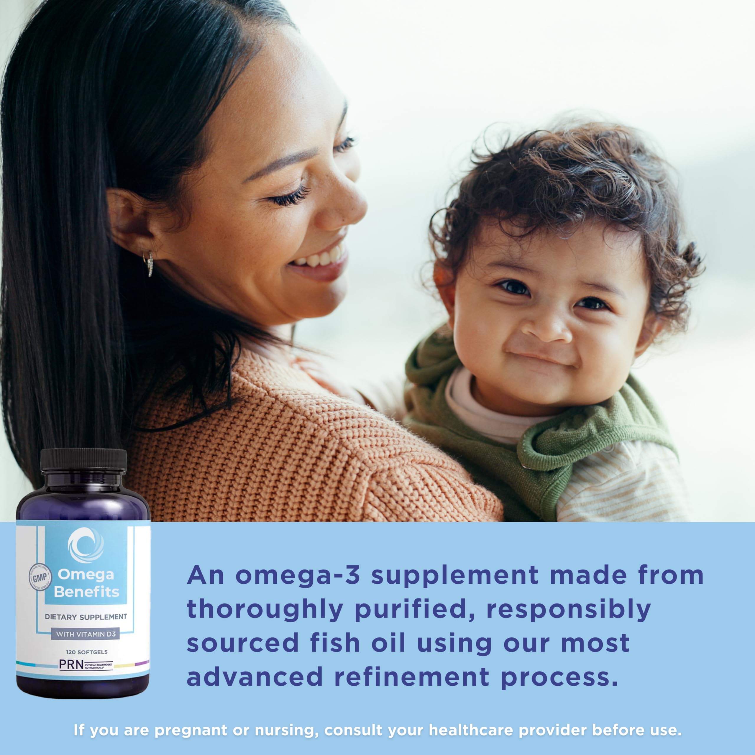 PRN Omega 3 Supplement - 240 Softgels, 60-Day Supply - Fish Oil Omega 3 Supplements with 1680 mg EPA & 560 mg DHA - rTG Omega-3 + Vitamin D for Skin, Joint, Brain, Eye & Heart Health PRN Physician Recommended Nutriceuticals buy supplements Au