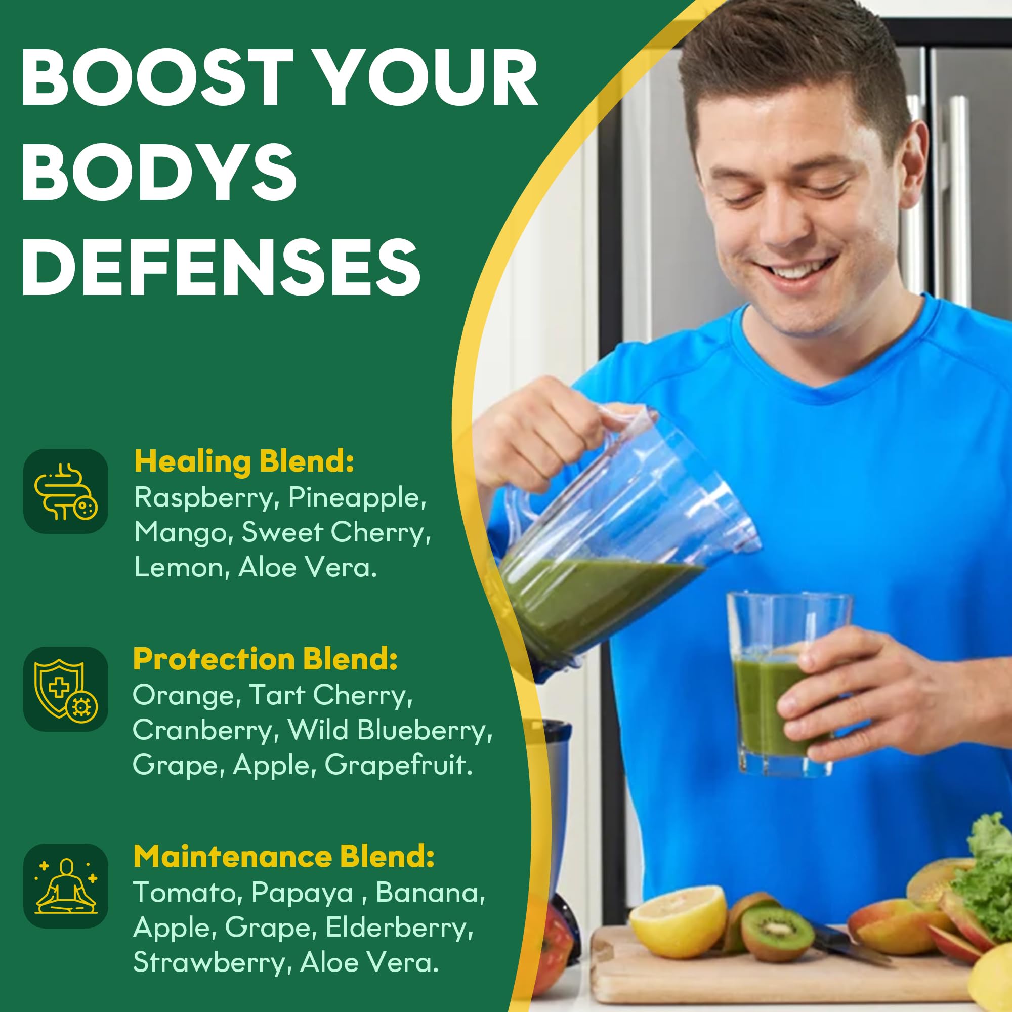 Fruits and Veggies Supplement (60 Day Supply) Powerfull Blend of 39 Whole Fruits and Veggies, Fills Nutritional Gaps, Get Energy, Well-being. USA Made Non-GMO/Vegan/Gluten Free. Packaging May Vary ROOTIE buy supplements Au
